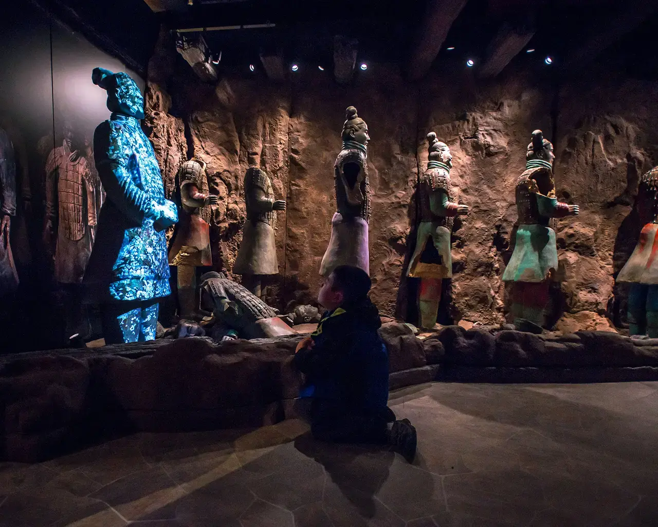 Terracotta Warriors of the First Emperor, The Franklin Institute, installation view. Photo courtesy of The Franklin Institute.