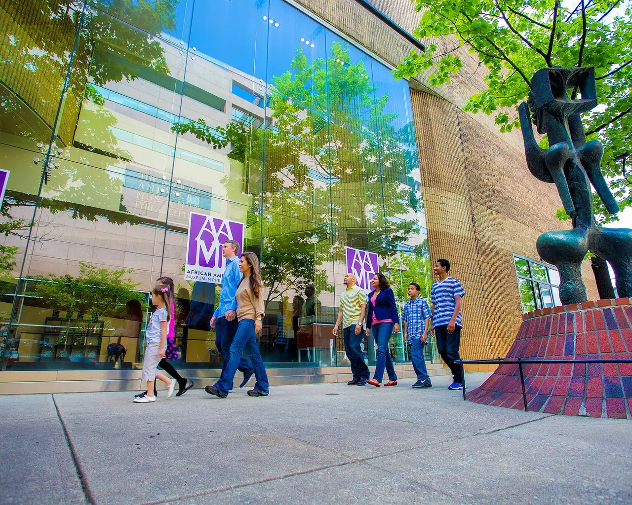 The African American Museum in Philadelphia. Photo by J. Fusco, courtesy of Visit Philly.