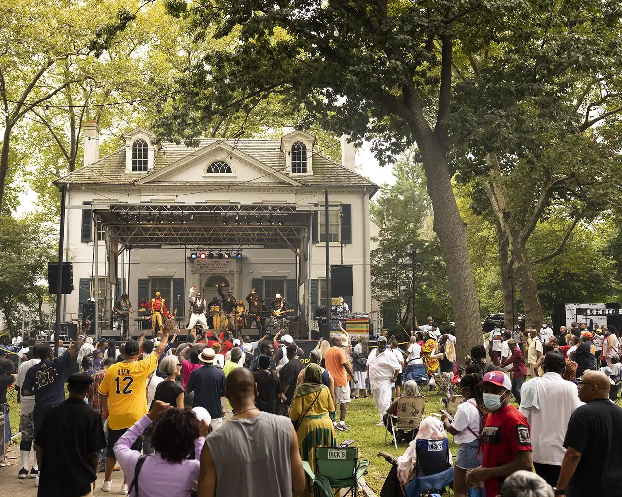 Historic Germantown, People's Poetry and Jazz Festival presented by the Black Writers Museum, 2021, Vernon Park, Philadelphia, PA. Photo by Ryan Collerd.