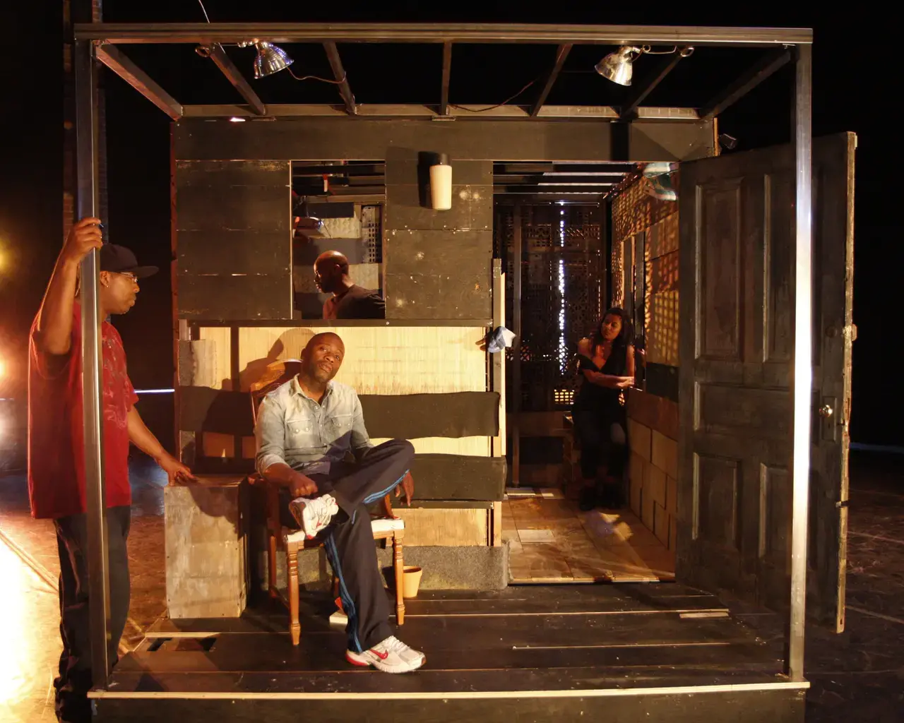 Pictured, from left to right: Tommy Shepherd, Theaster Gates, Marc Bamuthi Joseph, Traci Tolmaire. Photo by Bethanie Hines.