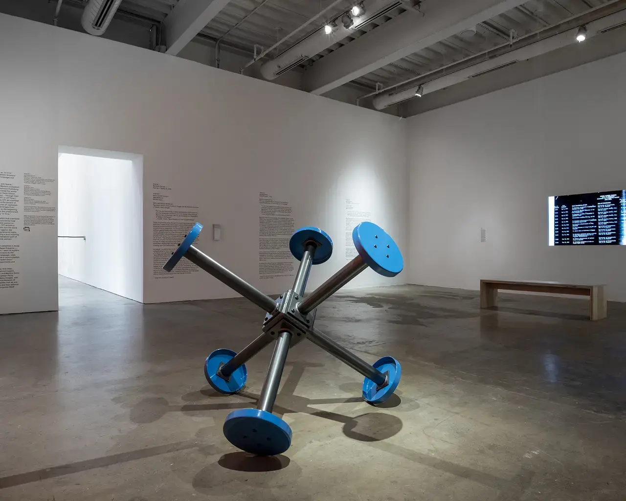 Colored People Time: Banal Presents installation view, Institute of Contemporary Art, University of Pennsylvania. Photo by Constance Mensh.