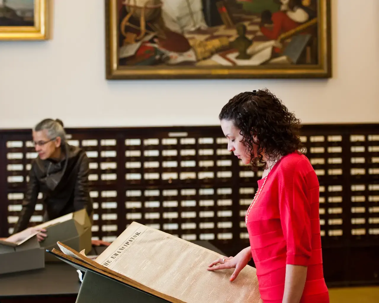 William H. Scheide reading room at the Library Company of Philadelphia.