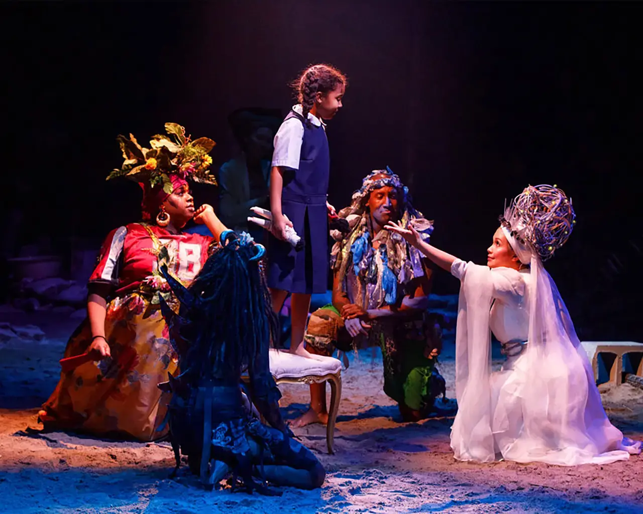 Once on This Island, 2018, costumes by Clint Ramos, Circle in the Square Theatre. Photo by Joan Marcus.