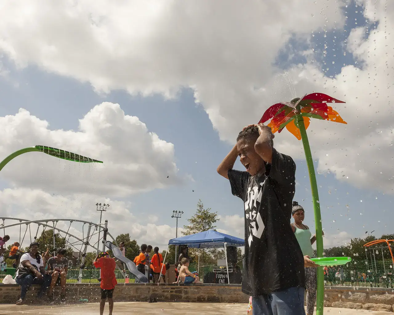 Lanier Playground, renovated by The Trust for Public Land in 2018. Photo by Elyse Leyenberger.