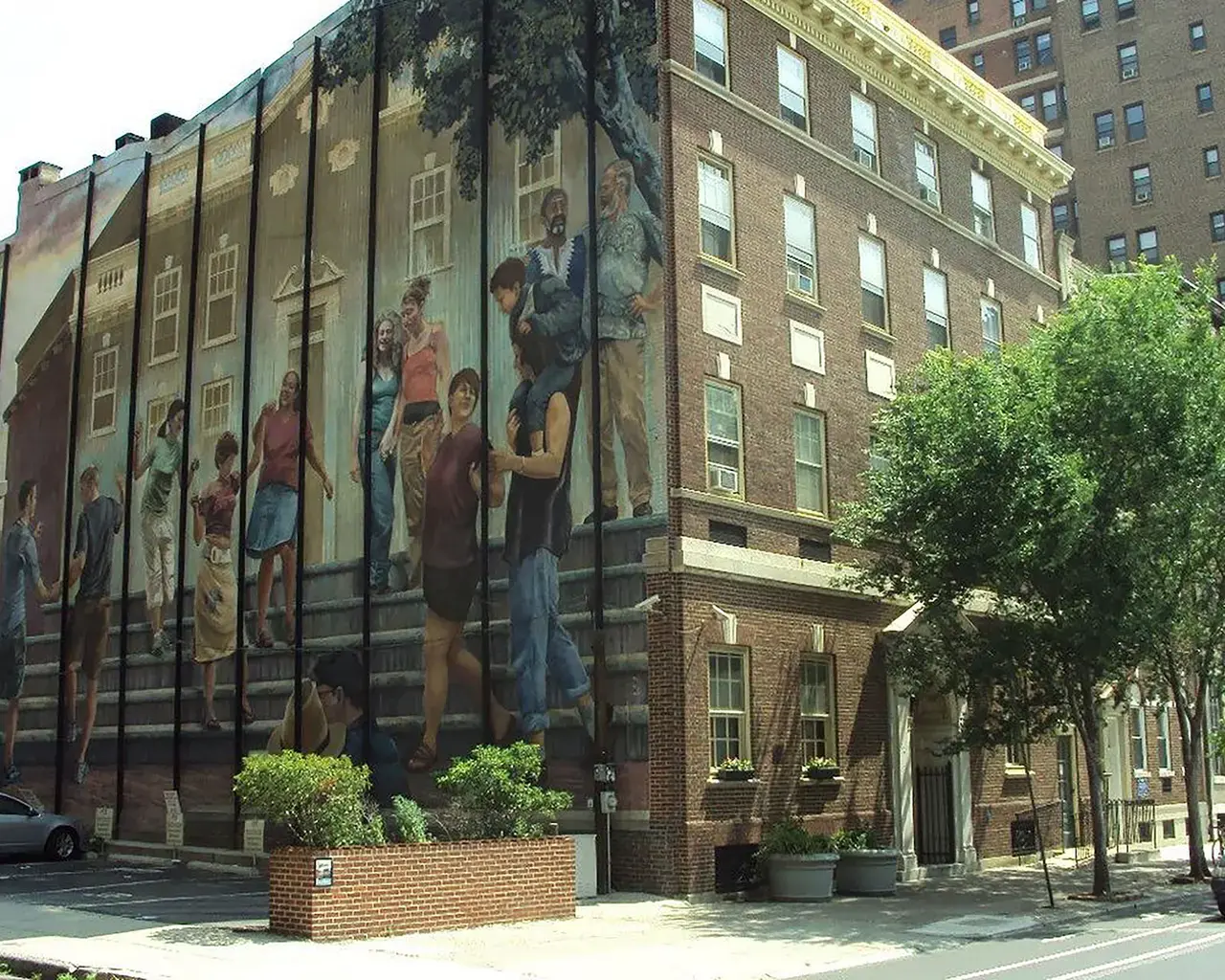 Pride and Progress mural, William Way LGBT Community Center. Photo courtesy of William Way LGBT Community Center.