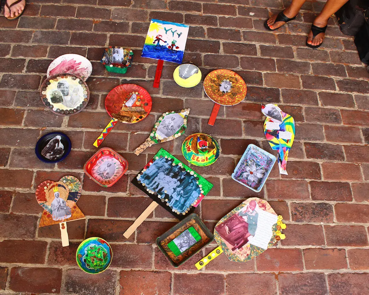 &ldquo;Cracked Bowl&rdquo; workshop with Barbara Bullock. Photo by Jill Saul, courtesy of Historic Germantown.