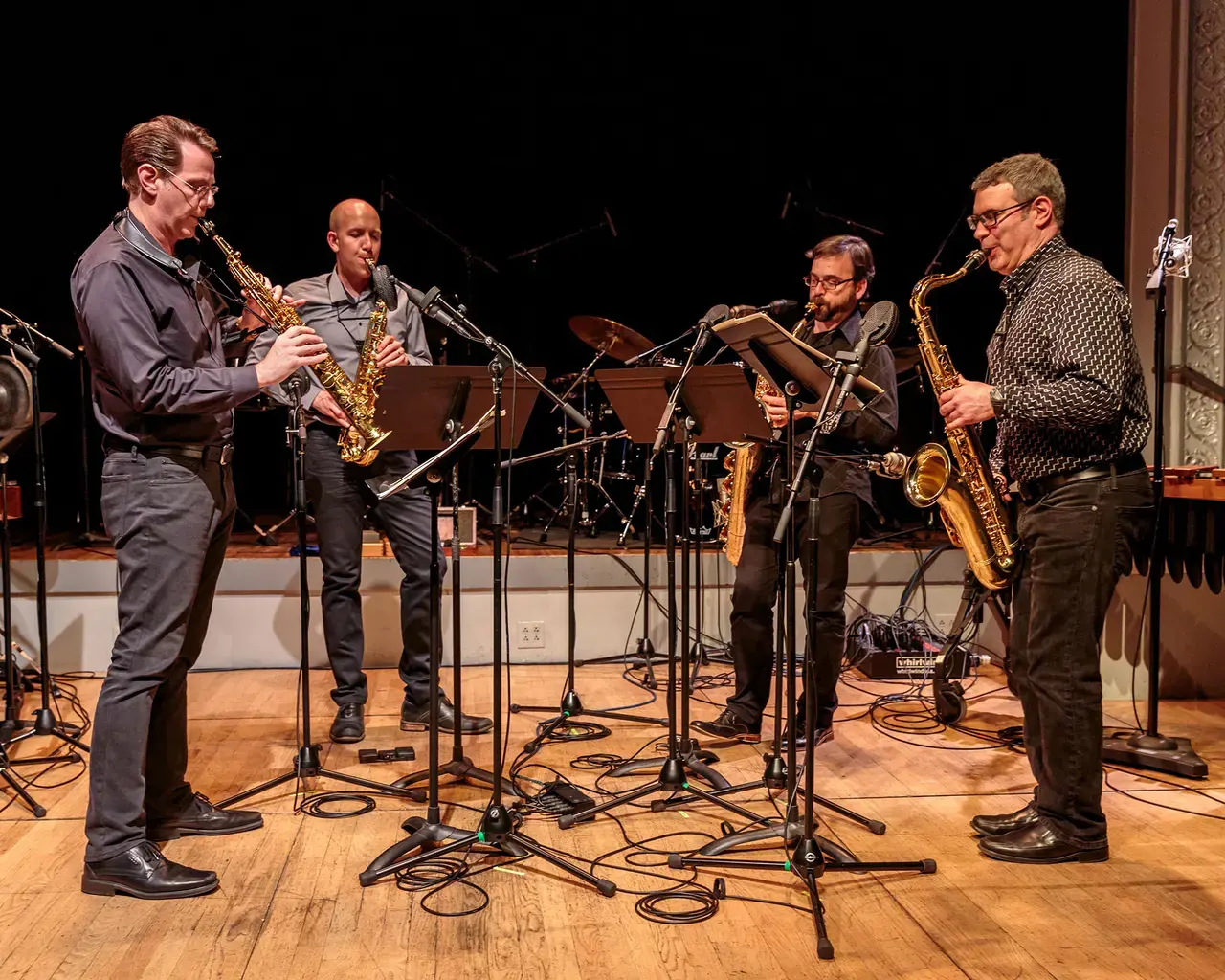 PRISM Quartet. Photo by Scott Friedlander.