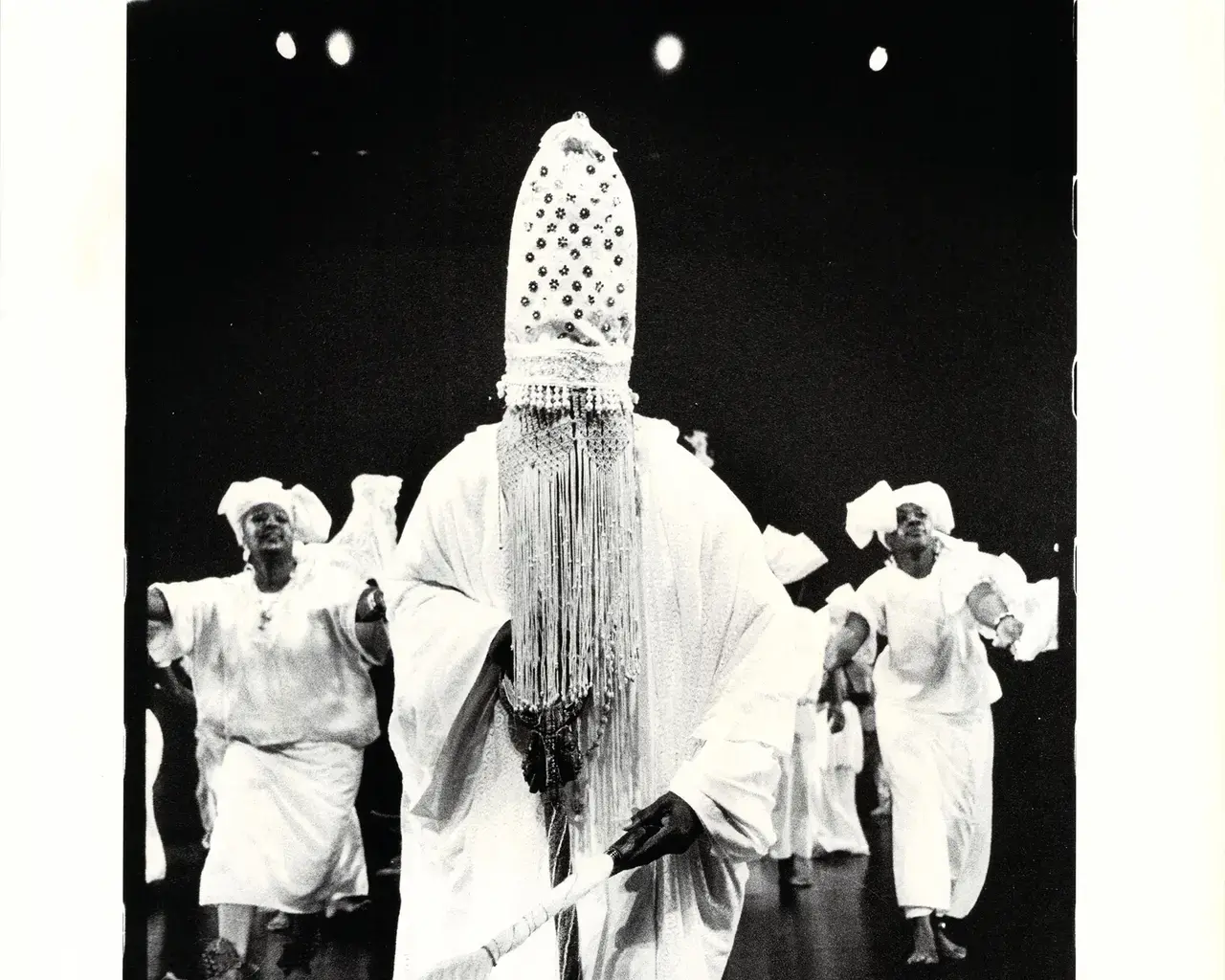 Arthur Hall as Obatala. Photo courtesy of Philadelphia Folklore Project.