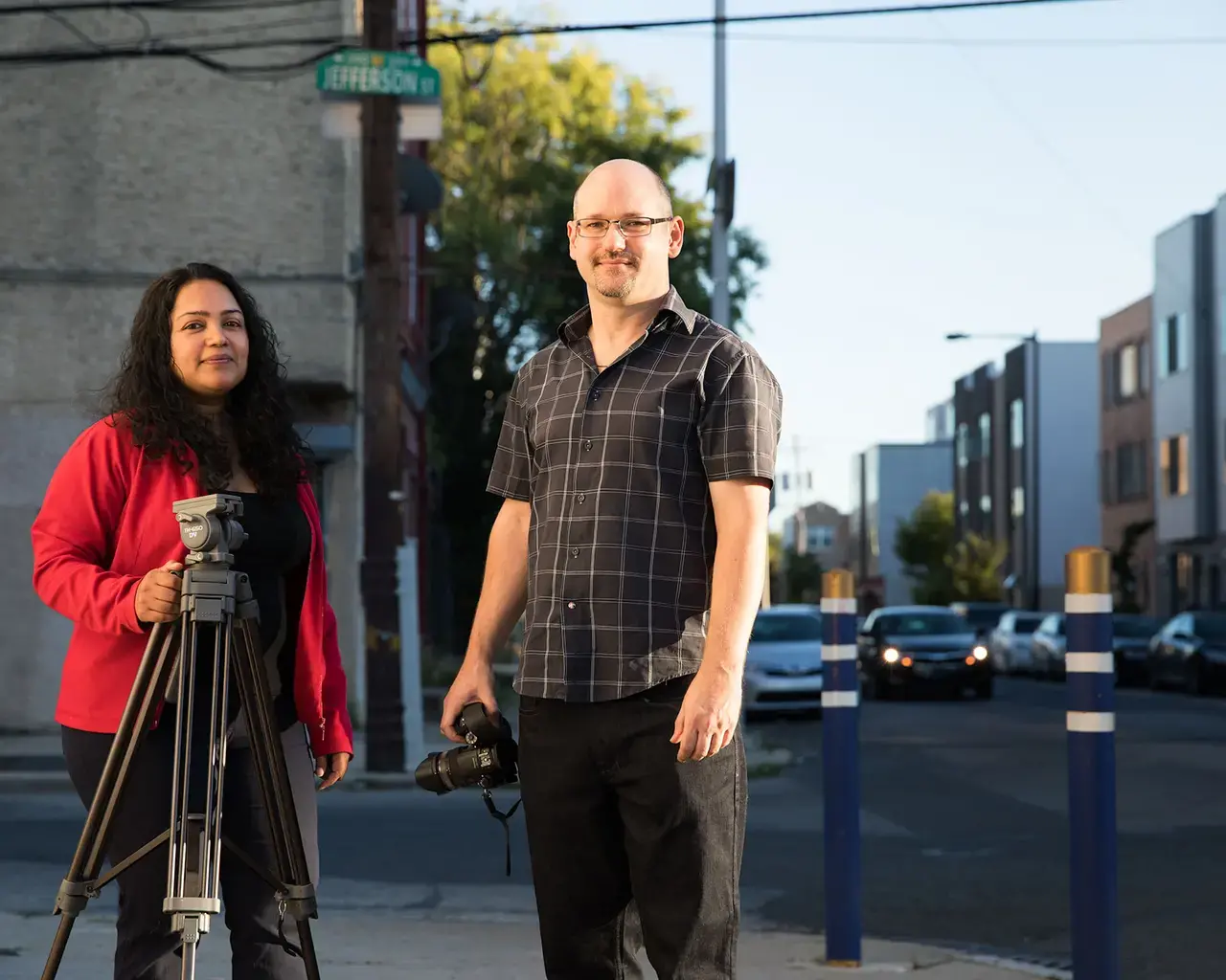 Michael Kuetemeyer &amp; Anula Shetty, 2017 Pew Fellows. Photo by Ryan Collerd.