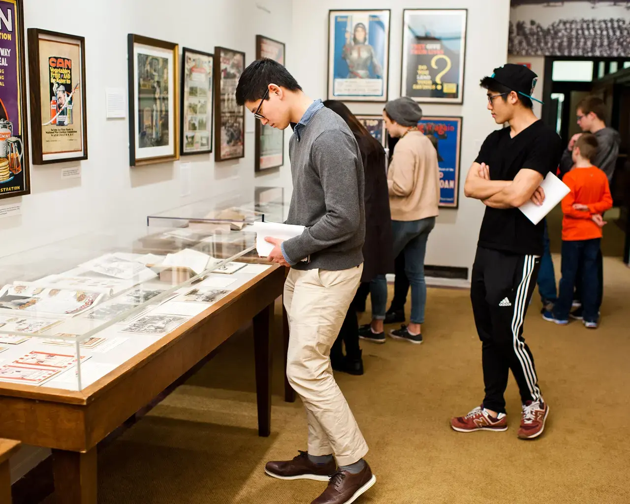 The Library Company of Philadelphia, Louise Lux-Sions and Harry Sions Exhibition Gallery. Photograph by Jordan Cassway.