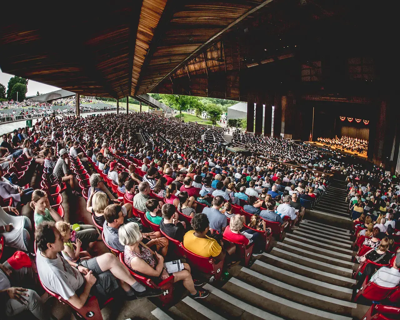 The Mann Center for the Performing Arts, performance by The Philly Pops. Photo by Jordan August Photography.