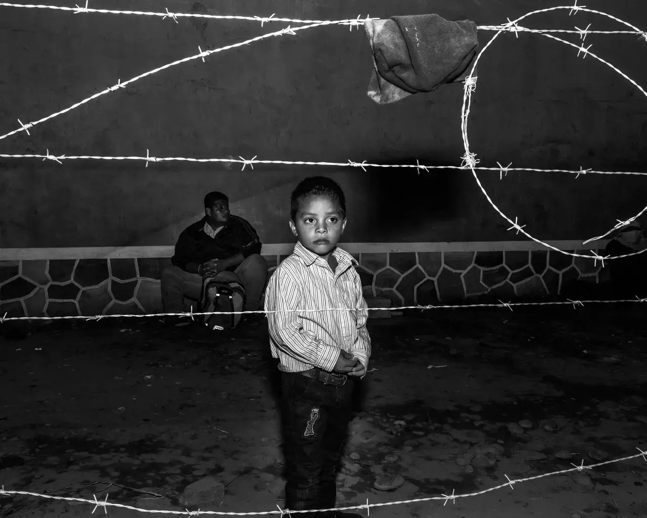 Pew Fellow Ada Trillo, Barbed Wire Fences at the Border, 2020, Tecun-Uman Guatemala.