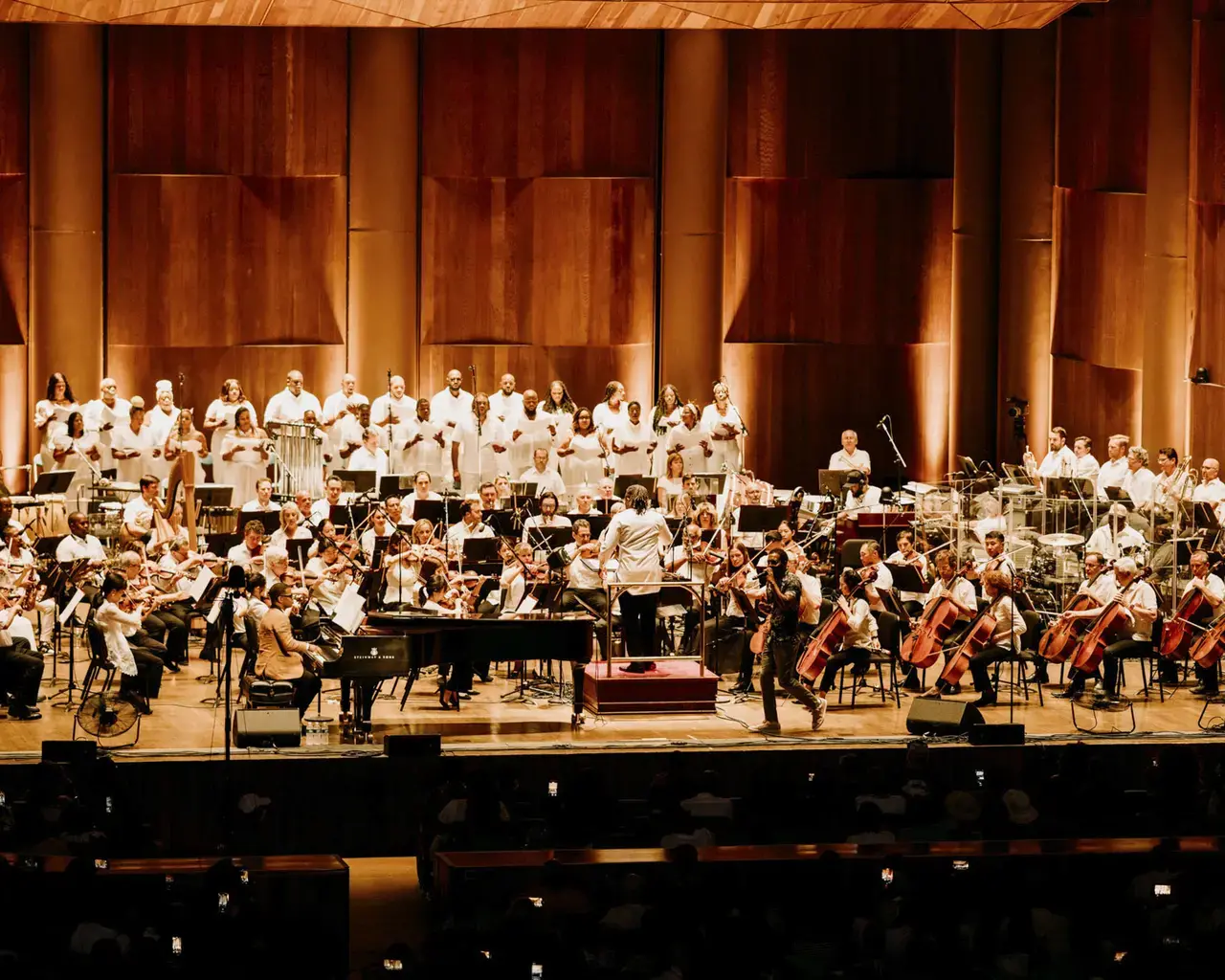 Rapper Chill Moody performs with The Philadelphia Orchestra for Darin Atwater’s Black Metropolis.