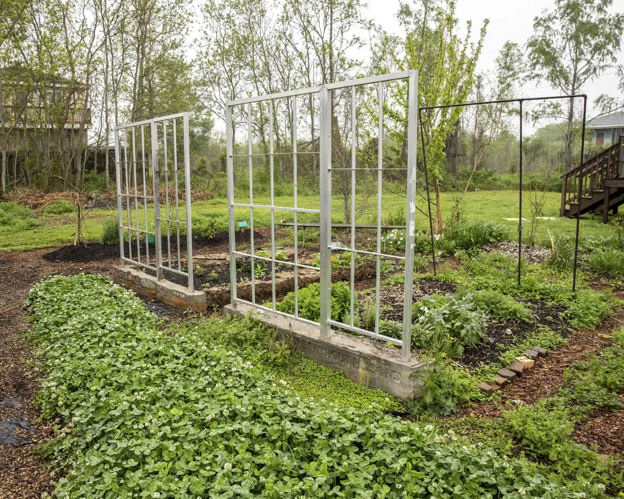 Solitary Gardens on Andry Street, New Orleans, Louisiana.