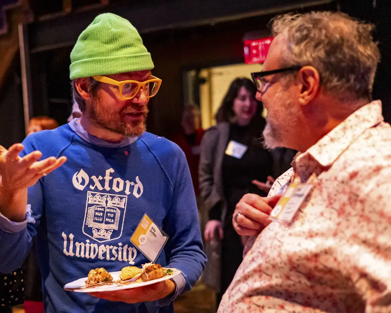 Billy Dufala (Co-founder, RAIR) and Dan Rothenberg (2002 Pew Fellow and Co-Executive Director, Pig Iron Theatre Company). Photo by Ashley Smith, Wide Eyed Studios.