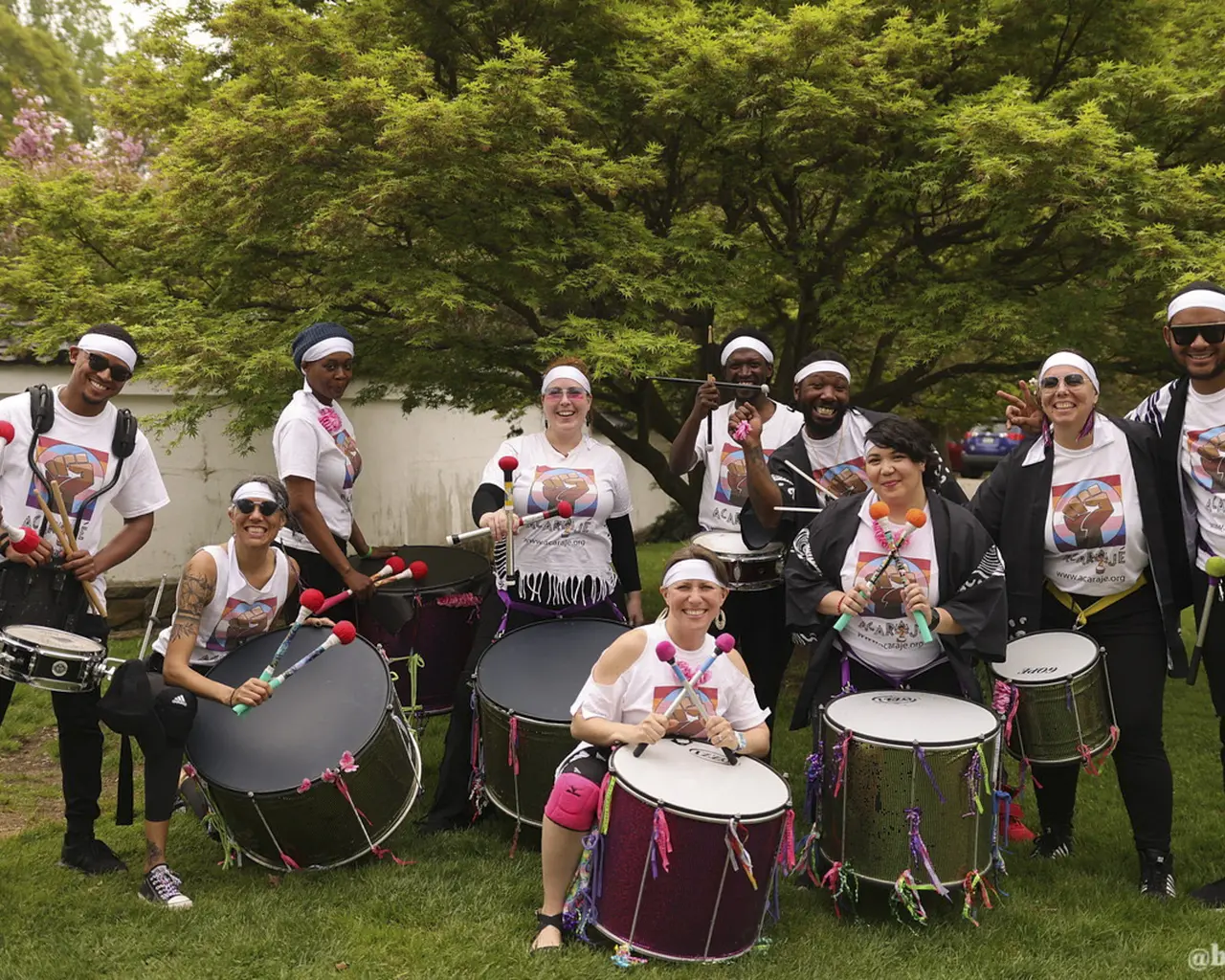Acaraje Drums at the 2023 Cherry Blossom Festival
