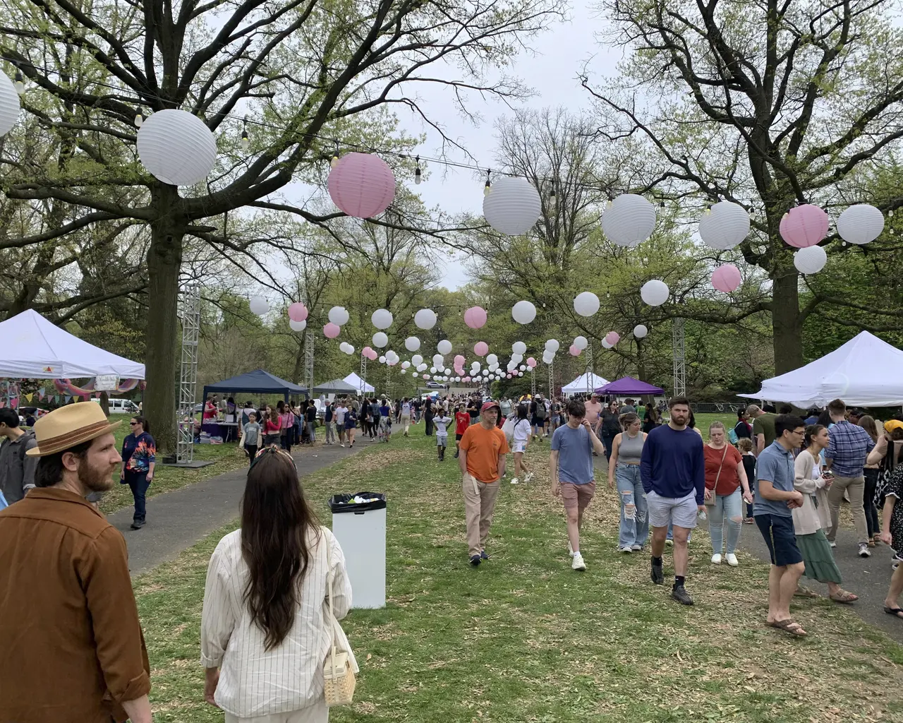 Artist alley at the 2023 Cherry Blossom Festival