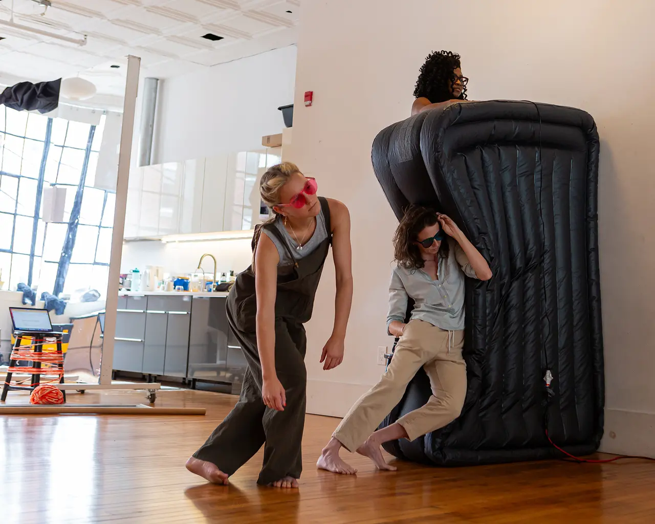 The Wilma Theater, rehearsal for HILMA, 2023. Photo by Cat Bohnenberger.