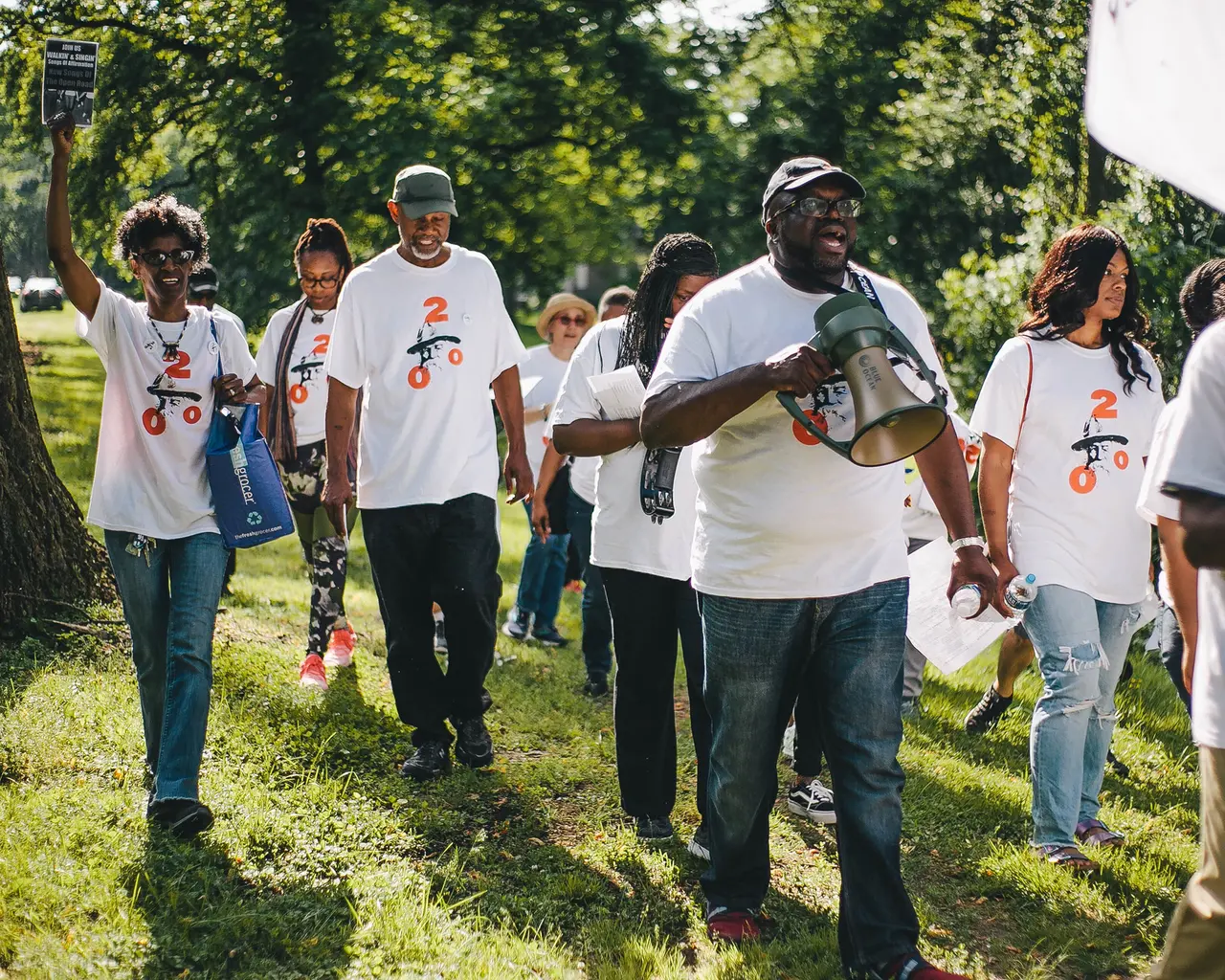 Homer Jackson, New Songs of the Open Road, Strawberry Mansion neighborhood, Philadelphia, May 18, 2019, part of University of Pennsylvania Libraries’ Whitman at 200. Photo by Alexis Simmons.