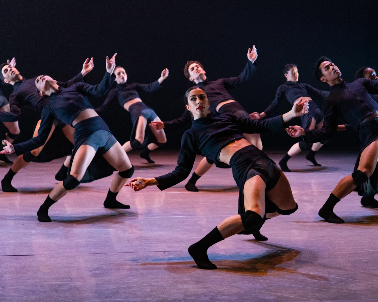 BalletX company performs choreographer Jennifer Archibald’s Maslow’s Peak, 2024. Photo by Whitney Browne, courtesy of BalletX.&nbsp;