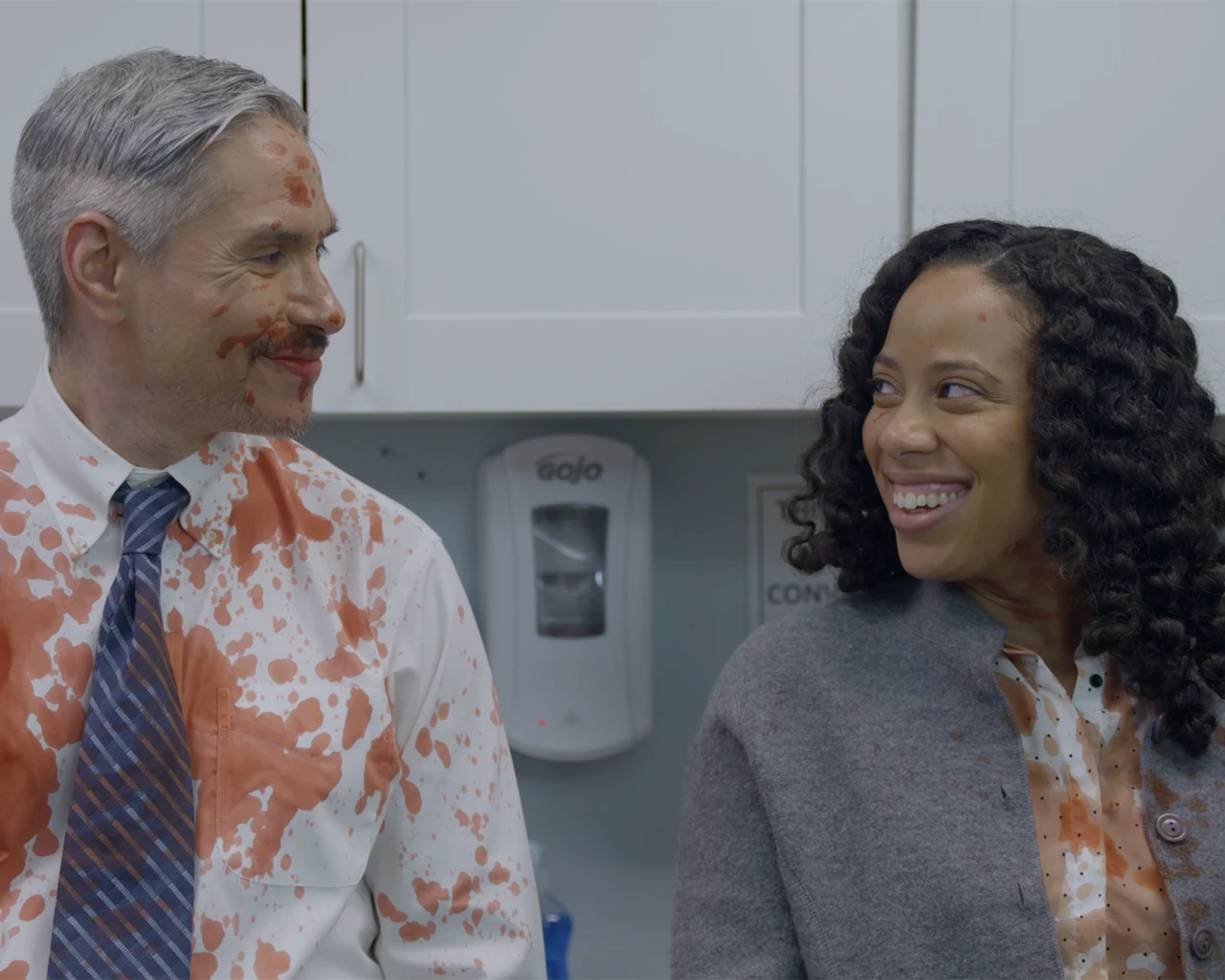 Still from the short film Tonight We Eat Flowers, written and directed by Pew Fellow Bettina Escauriza, 2022.