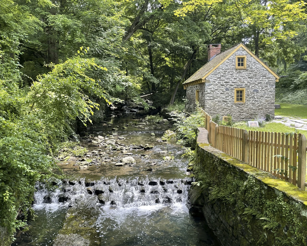 Historic Germantown, Bake House at Historic Rittenhouse Town. Photo by John Faller.&nbsp;