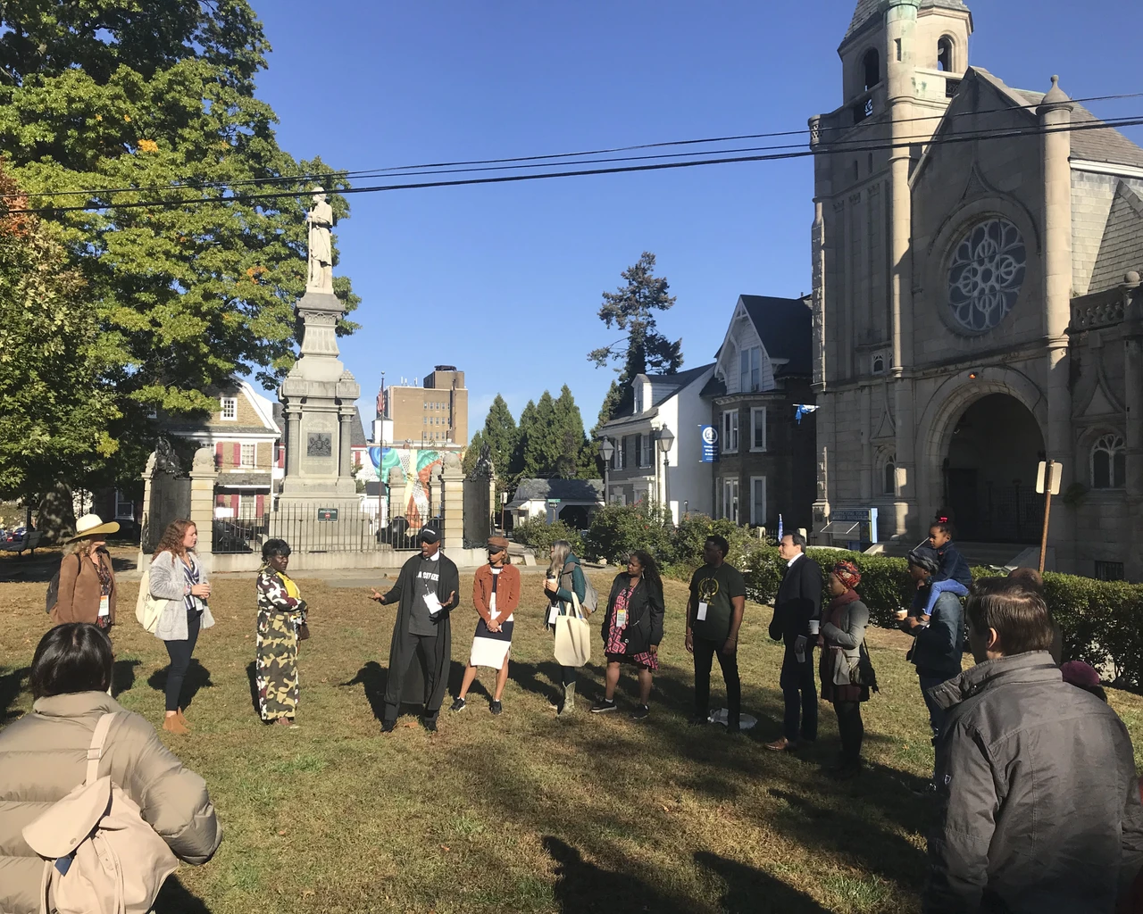 Historic Germantown, tour of Market Square. Photo by Tuomi Forrest.