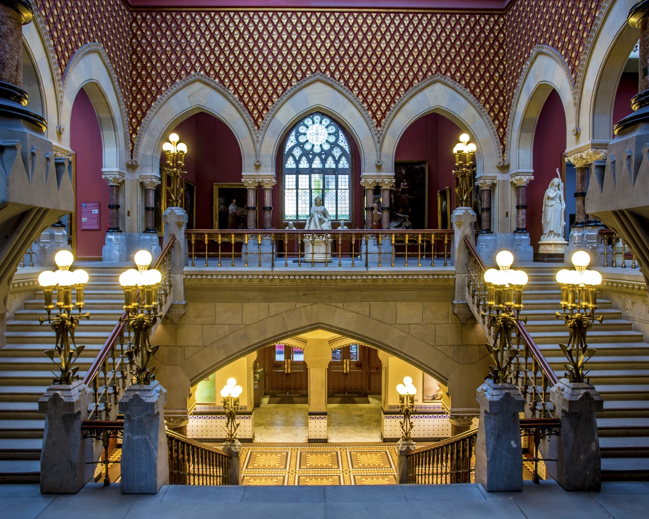 Pennsylvania Academy of the Fine Arts, Historic Landmark Building interior. Photo by Jeff Fusco.