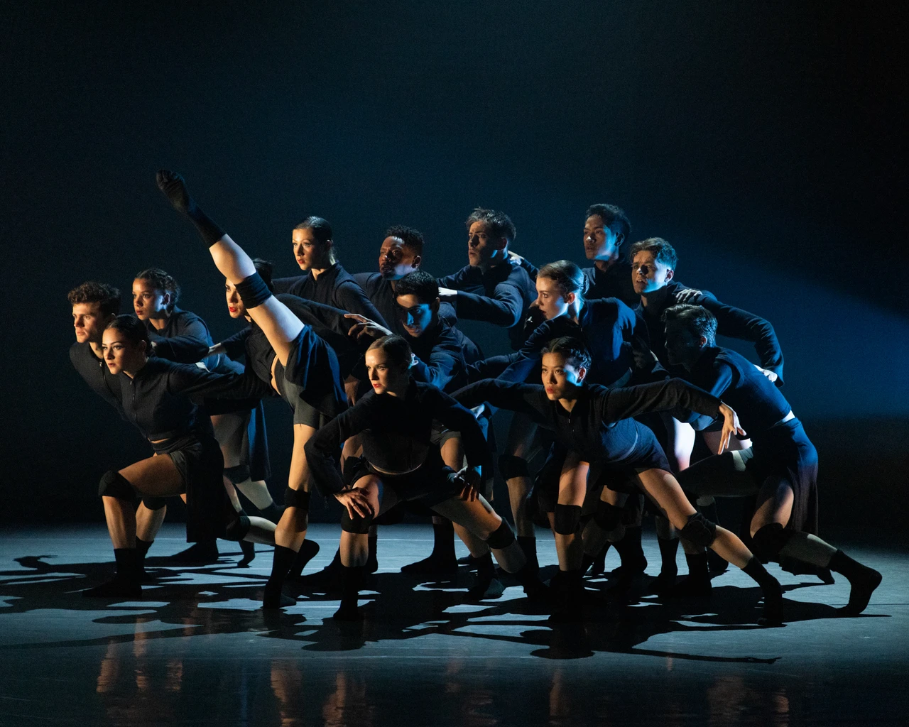 BalletX company performs choreographer Jennifer Archibald’s Maslow's Peak, 2024. Photo by Whitney Browne, courtesy of BalletX.&nbsp;