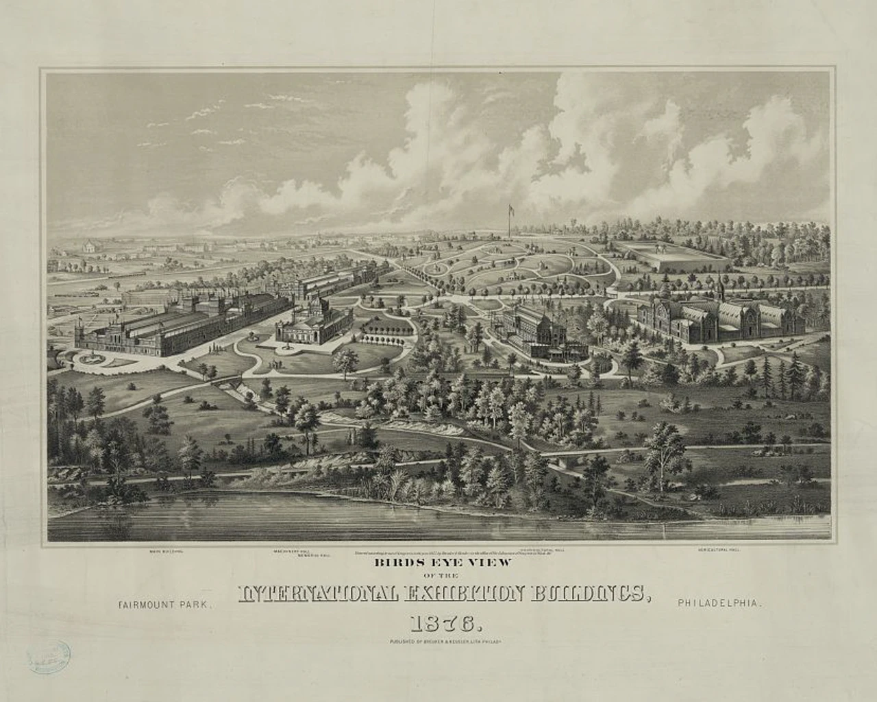 Fairmount Park, 1876. Image courtesy of Library of Congress Prints and Photographs Division.&nbsp;