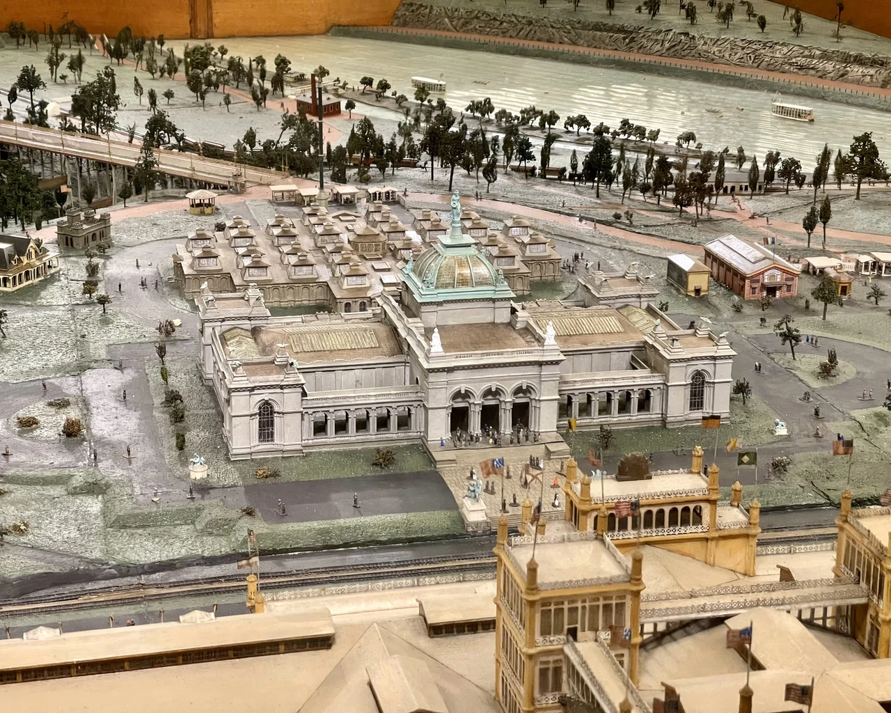 Centennial Exposition model. Image courtesy of the Mann Center.