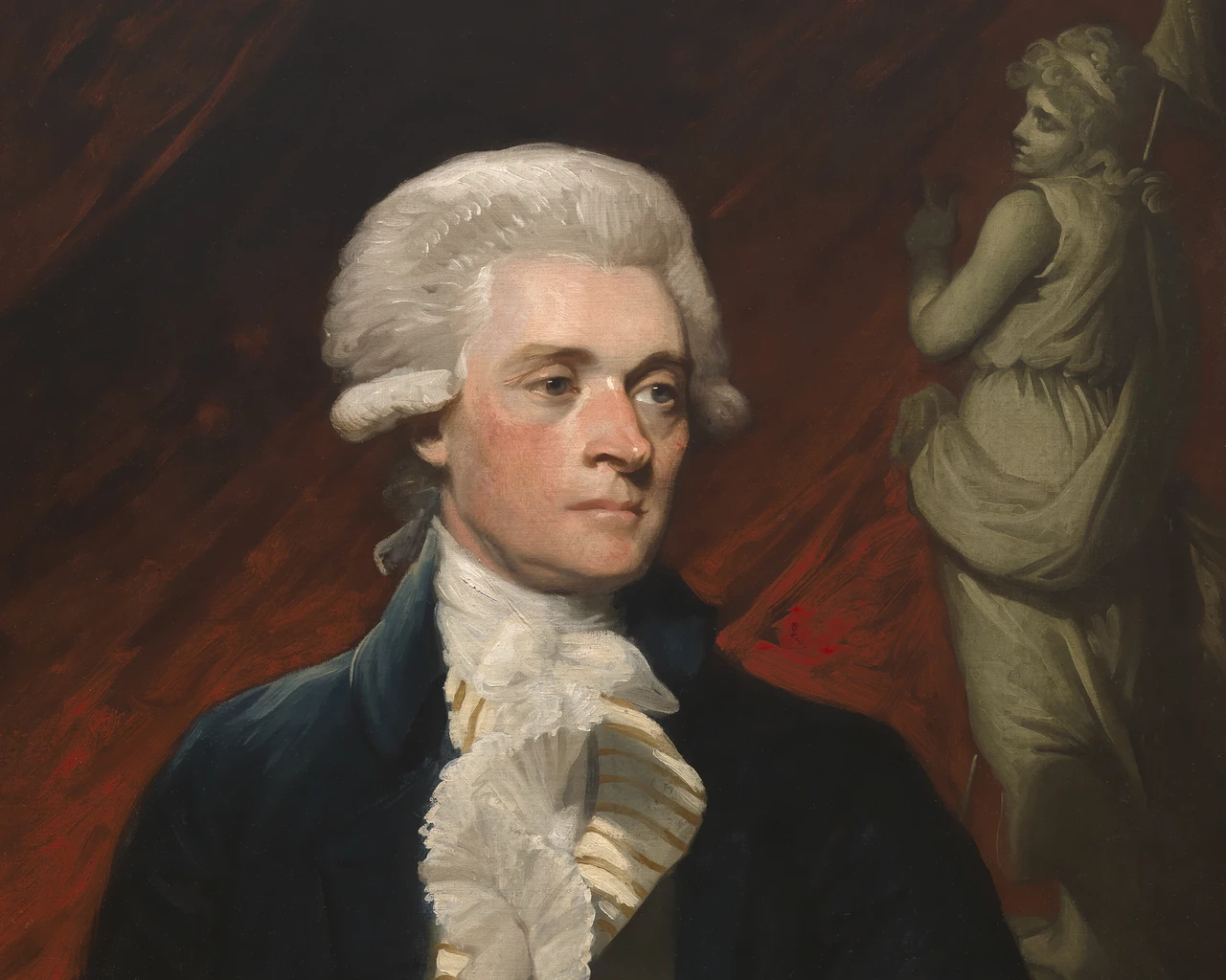 Portrait of Thomas Jefferson, National Portrait Gallery, Smithsonian Institution, Washington, DC. Bequest of Charles Francis Adams.