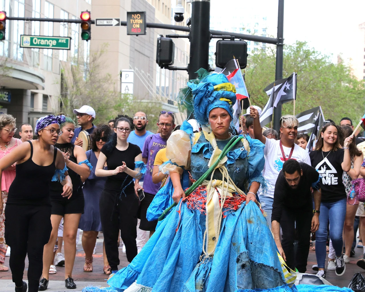 Wanda Raimundi-Ortiz, Exodus | Pilgrimage, 2019, Orlando, FL. Photo by Nancy Rosado.