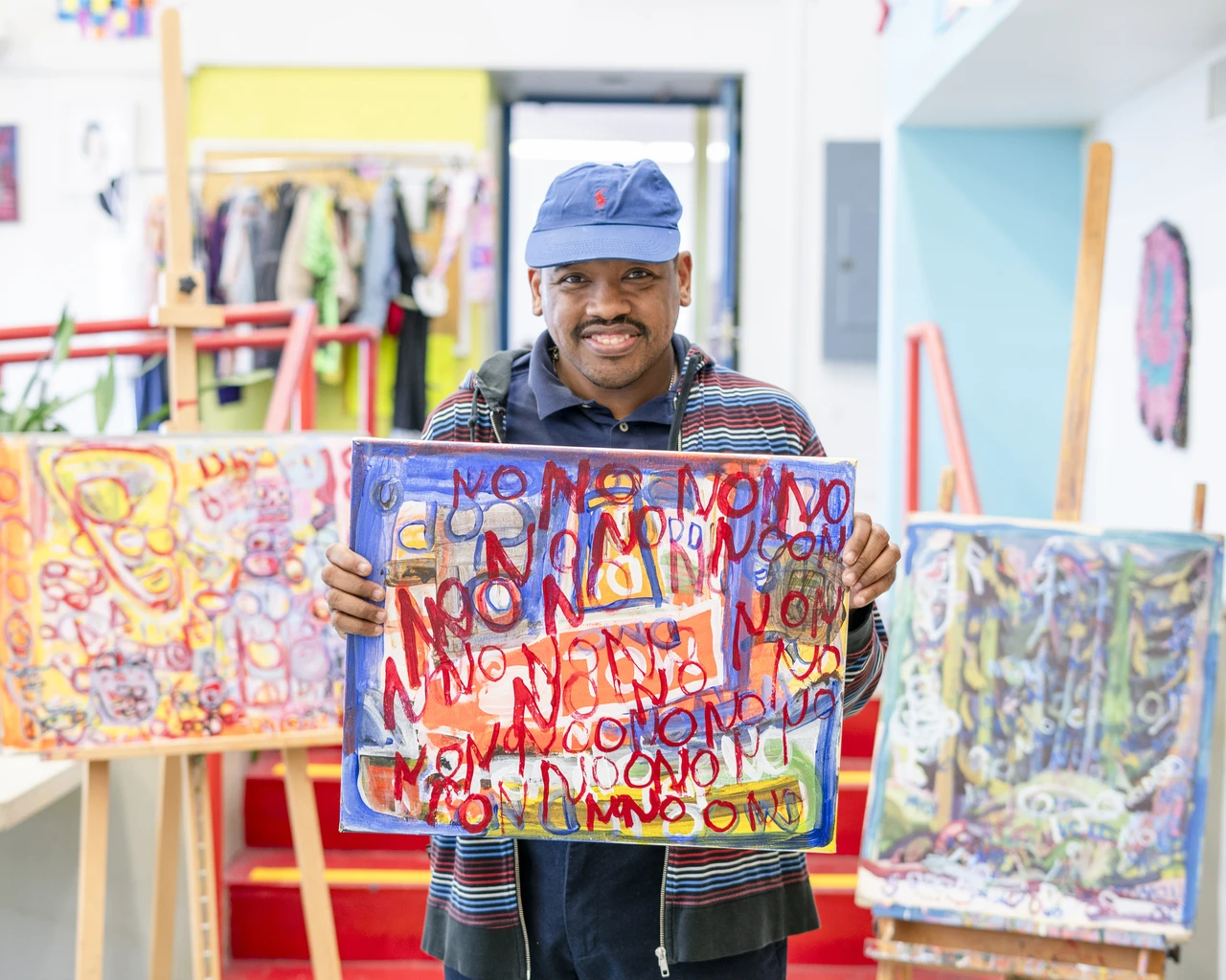 LOOK HERE artist Brandon Spicer-Crawley. Photo by Holden Blanco, HKB Photo.