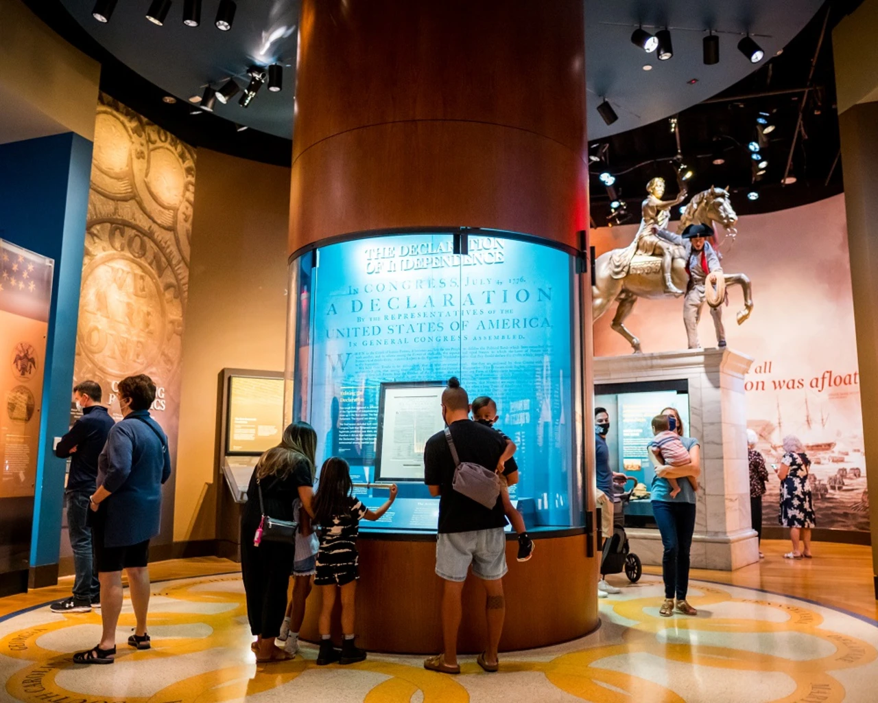Museum of the American Revolution's Declaration of Independence gallery. Image courtesy of the museum.