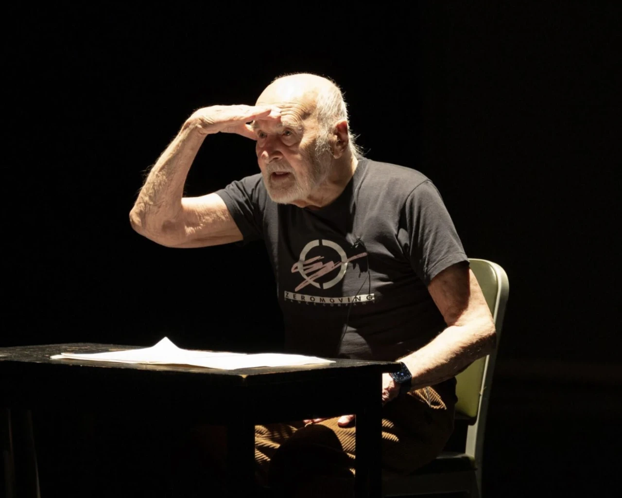 Hellmut Gottschild at Temple Dance Department's 50th anniversary, Conwell Dance Theatre (April 26, 2025). Photo by Shannon Bramham.