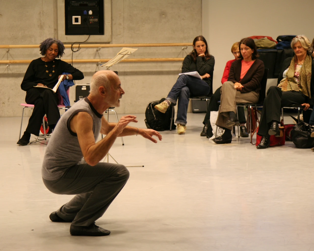 Hellmut Gottschild’s performance-lecture at the Akademie der Künste, Berlin (November 11th, 2006).