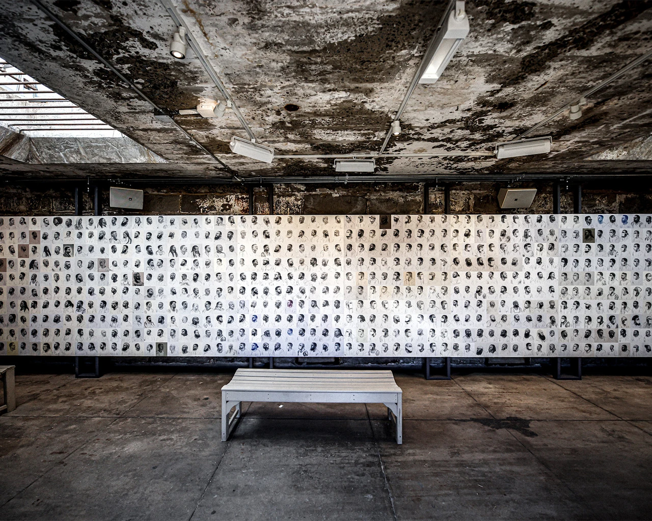 Mark Loughney , Pyrrhic Defeat: A Visual Study of Mass Incarceration, 2025, Eastern State, Philadelphia, Pennsylvania. Photo by Bob Watts, courtesy of Eastern State.&nbsp;