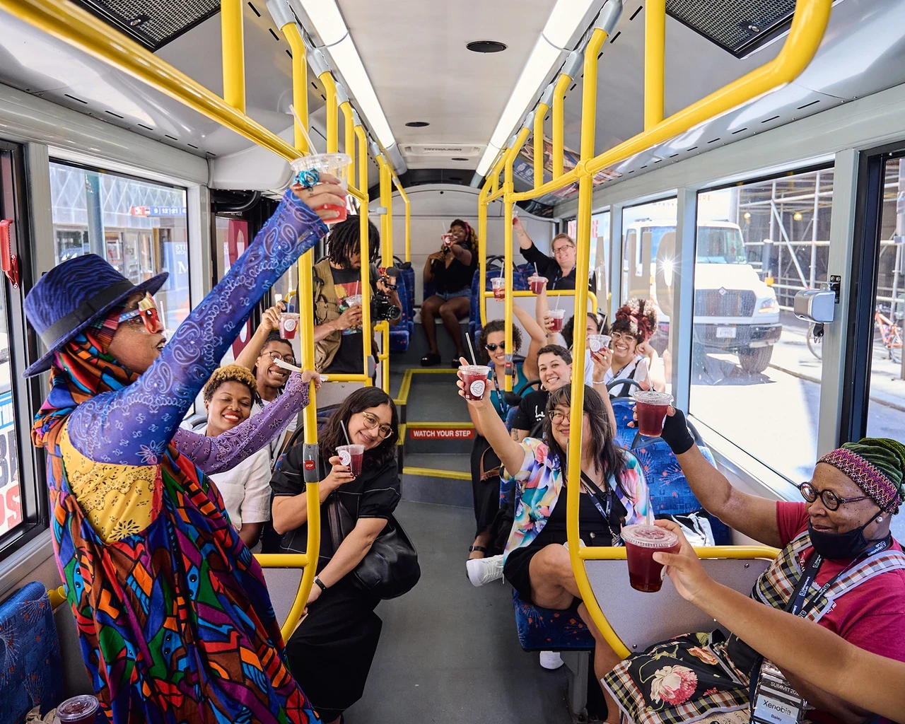 Field trip at Monument Lab 2024 Summit, Philadelphia, PA, 2024. Photo by Brandon C. Ballard.&nbsp;