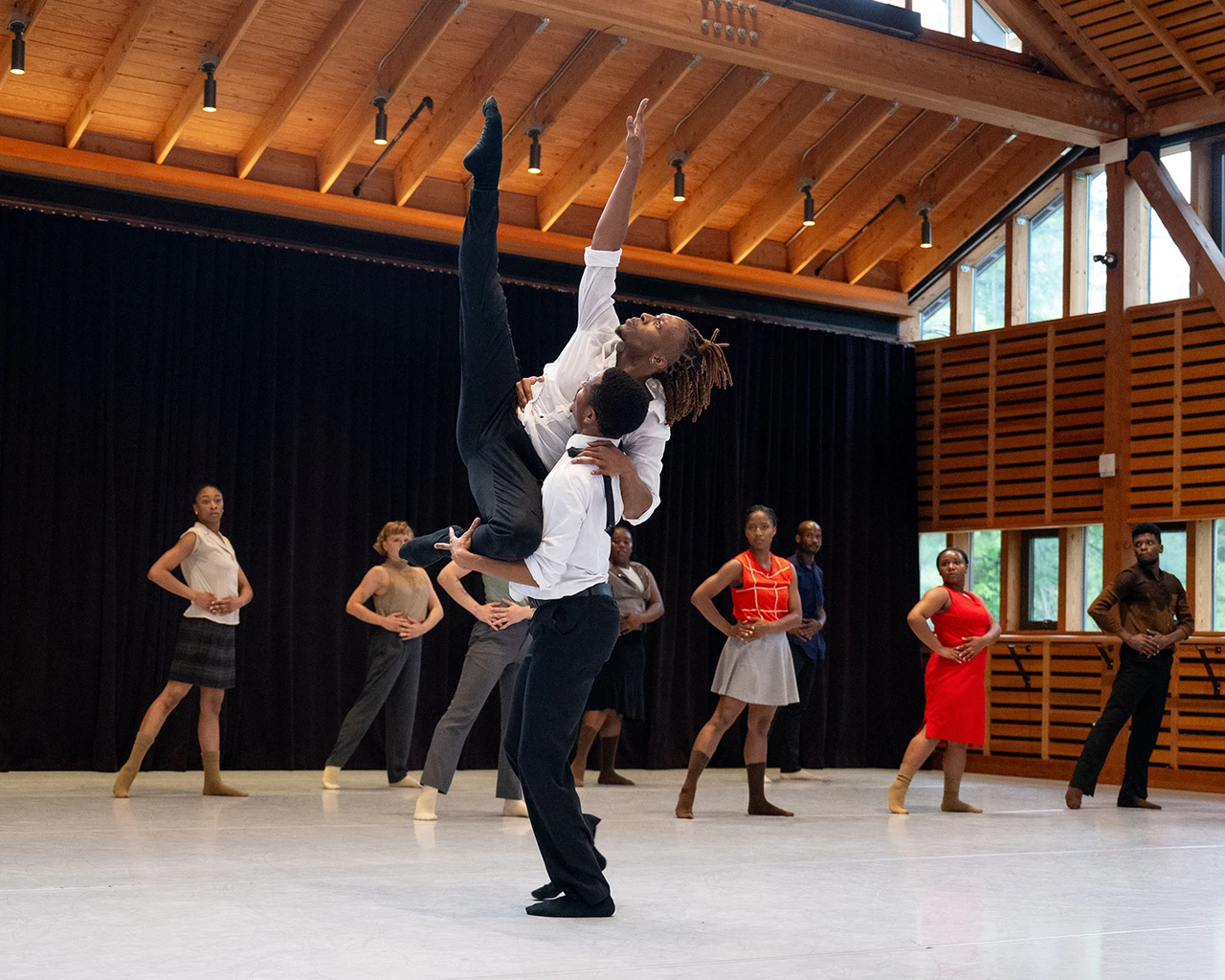 WaheedWorks rehearsal. Photo by Christopher Duggan.