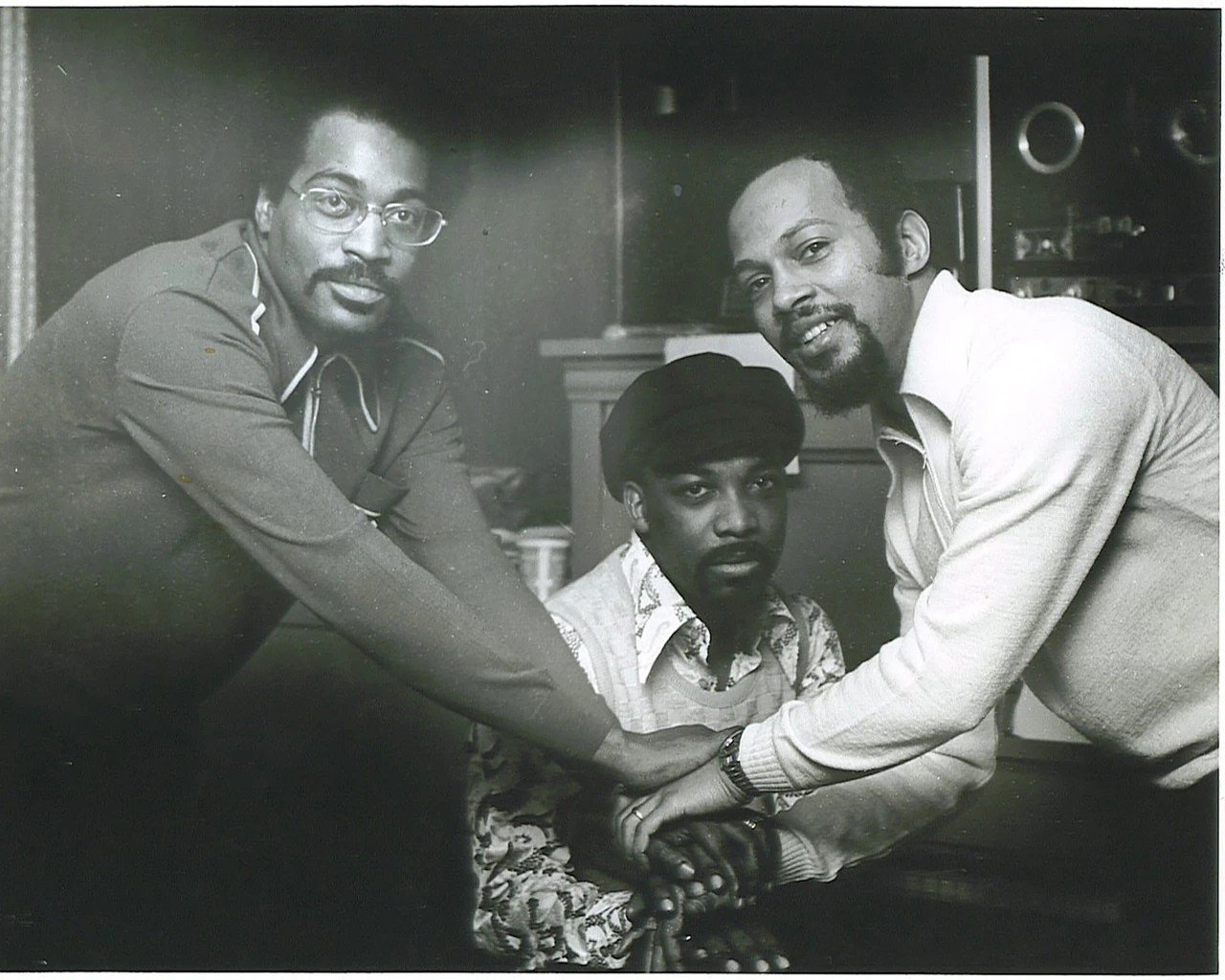 Kenneth Gamble, Leon Huff, and Thom Bell of Philadelphia International Records. Photo courtesy of Gamble-Huff Music.