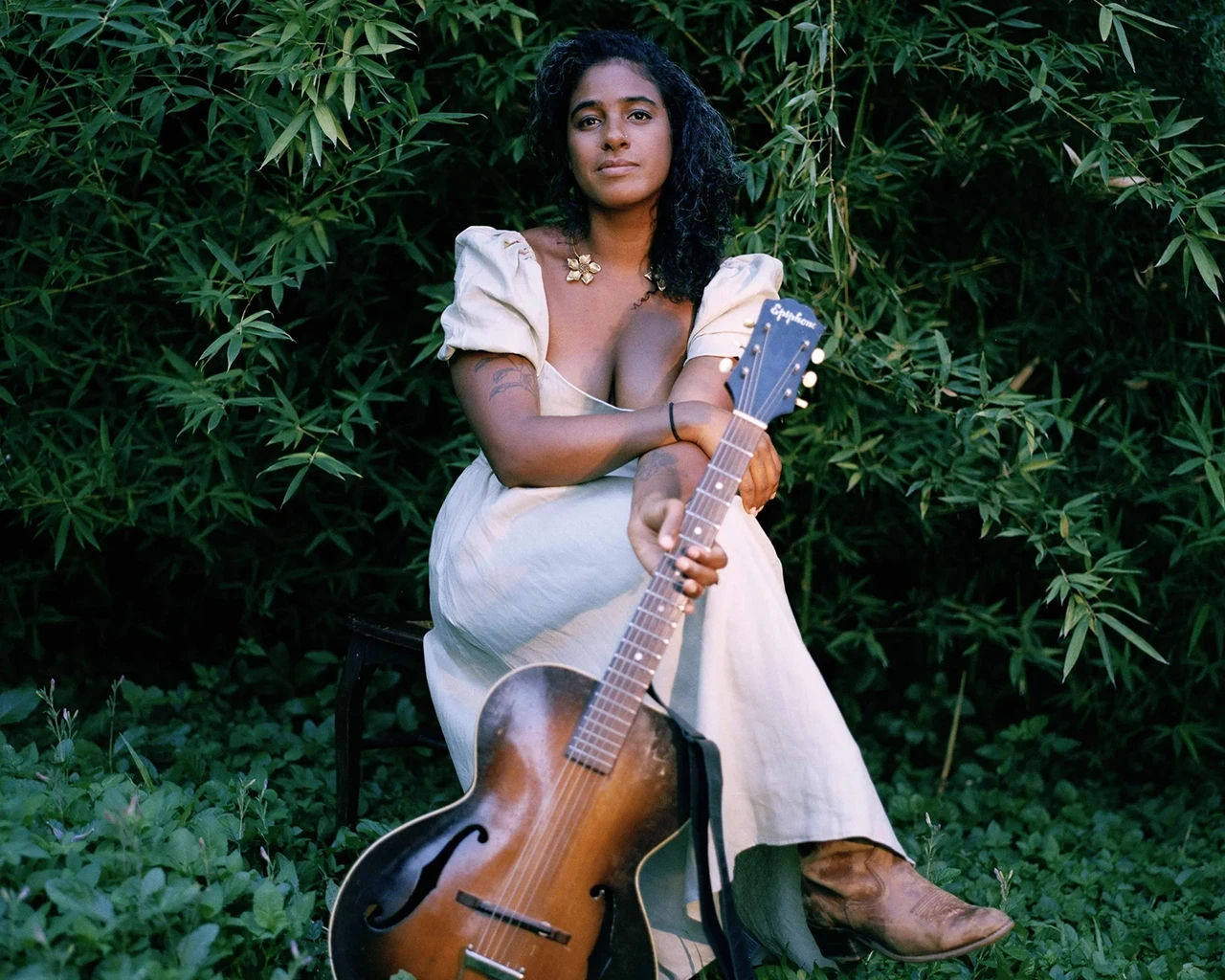 PRISM Quartet collaborator, singer-songwriter Leyla McCalla. Photo by Chris Scheurich.&nbsp;