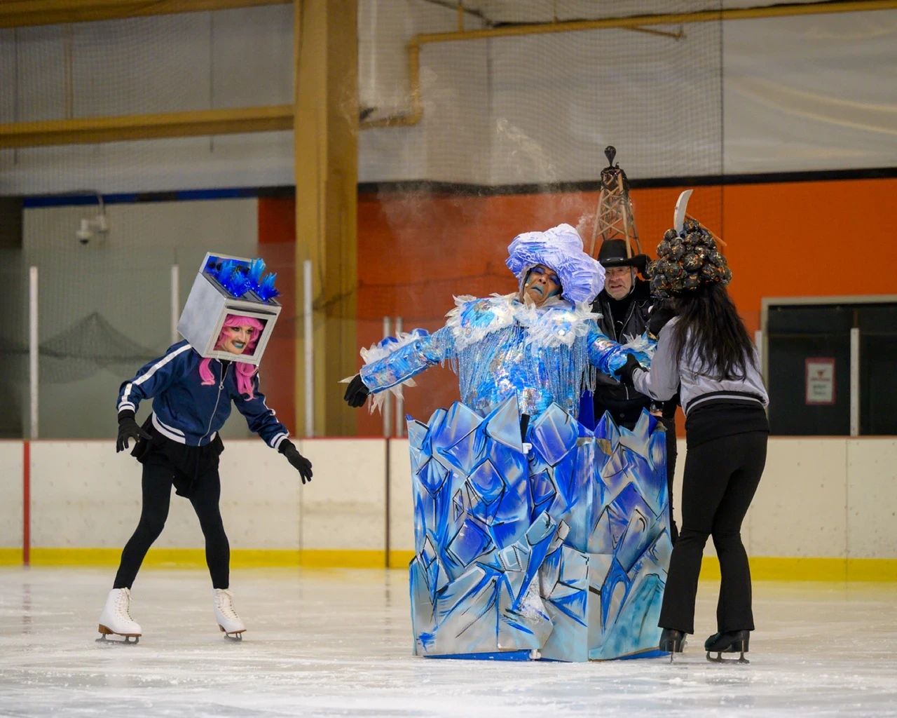 Bearded Ladies Cabaret, Beards on Ice, 2025. Photo by Johanna Austin.