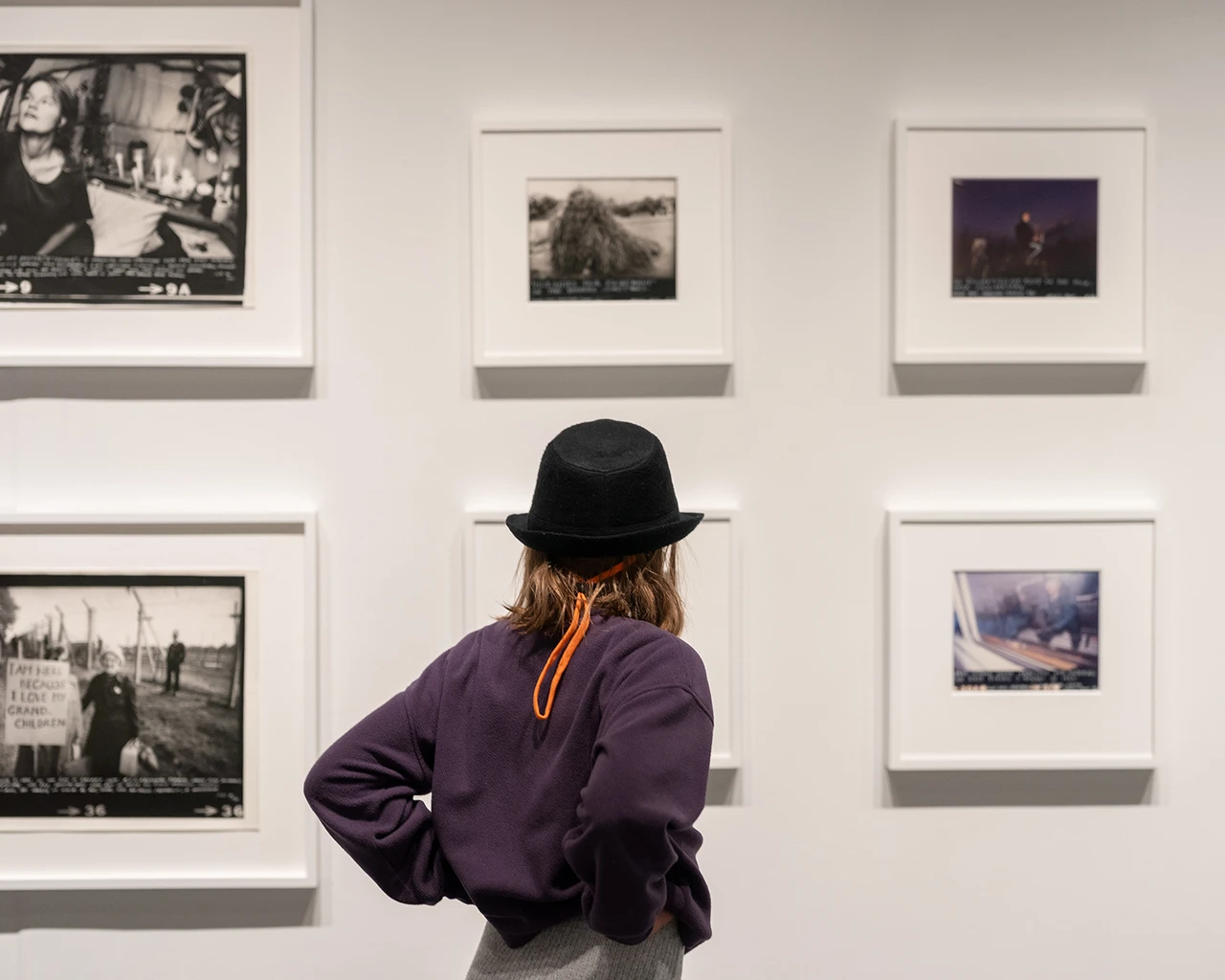 Opening reception, Susan Kleckner, Raw Material: The Art and Life of Susan Kleckner, Hurford Center for the Arts and Humanities, Haverford, PA, January 2026. Photo by Holden Blanco.