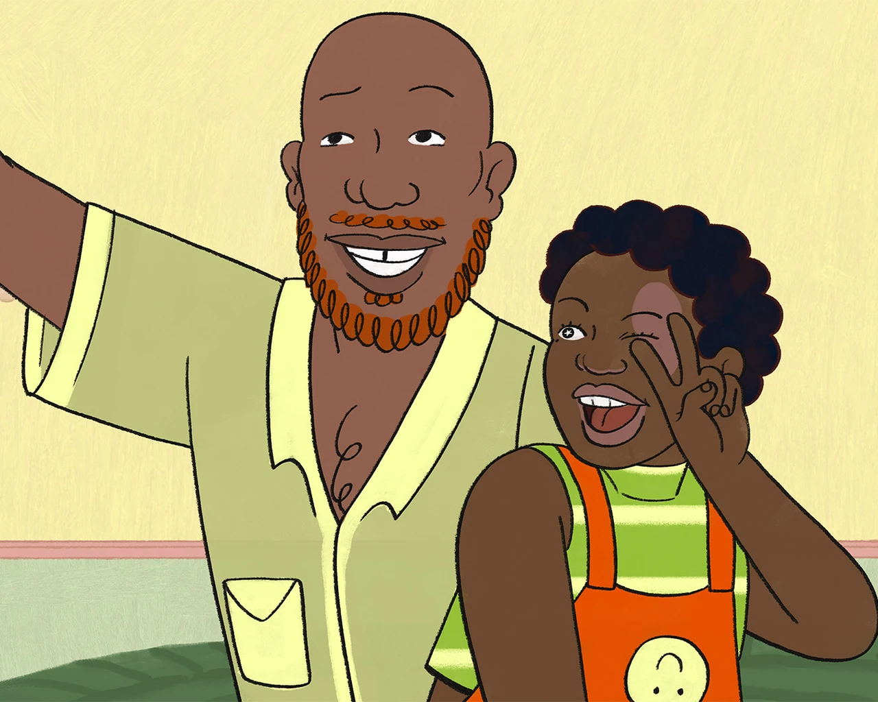 Tshay, Tell Me When You Get Home, animated short, 2025. Image courtesy of Studio Tshay.