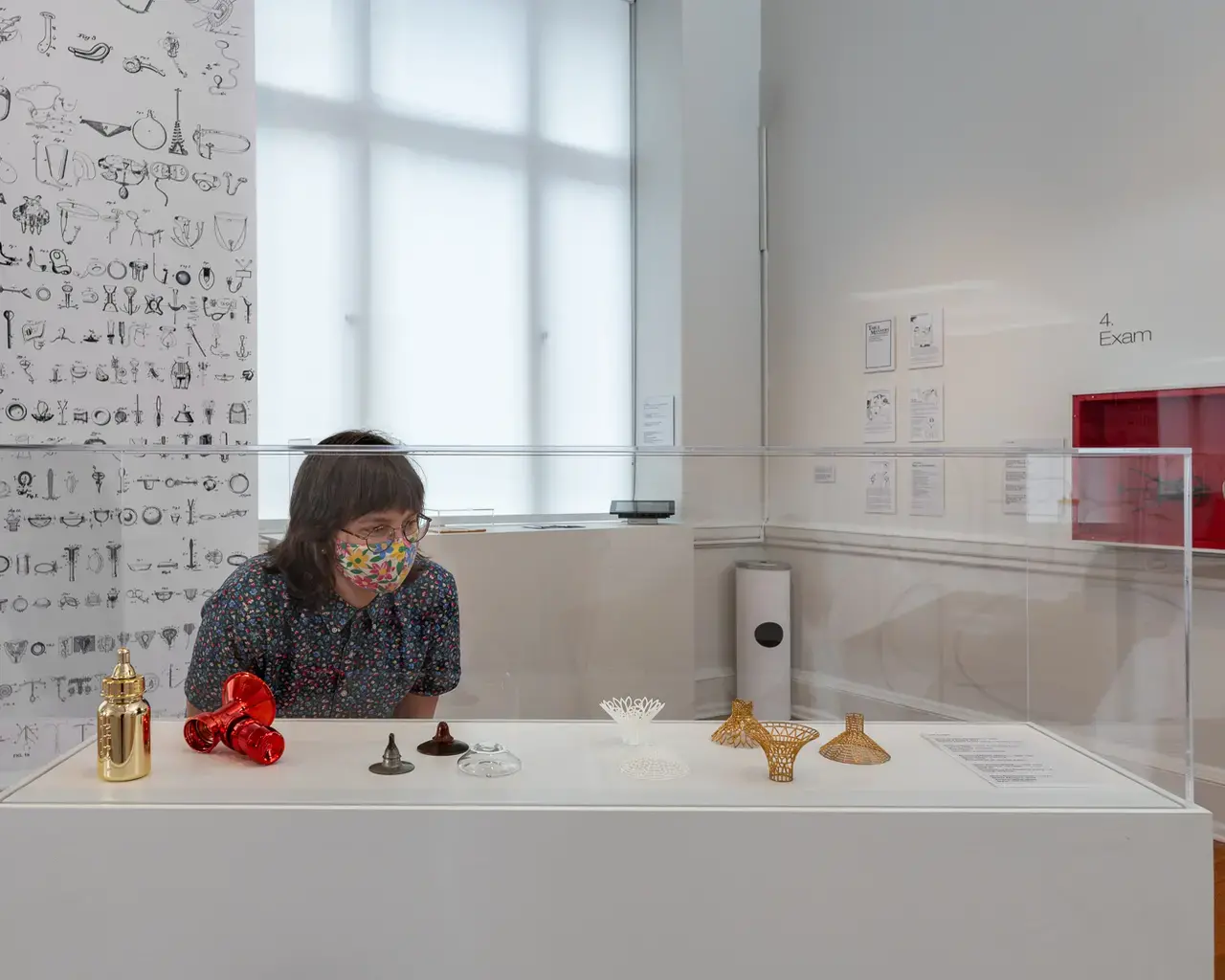 Designing Motherhood: Things That Make and Break Our Births, 2021, installation view, the Mütter Museum, Philadelphia, PA. Photo by Constance Mensh, image courtesy of The Mütter Museum of The College of Physicians of Philadelphia.