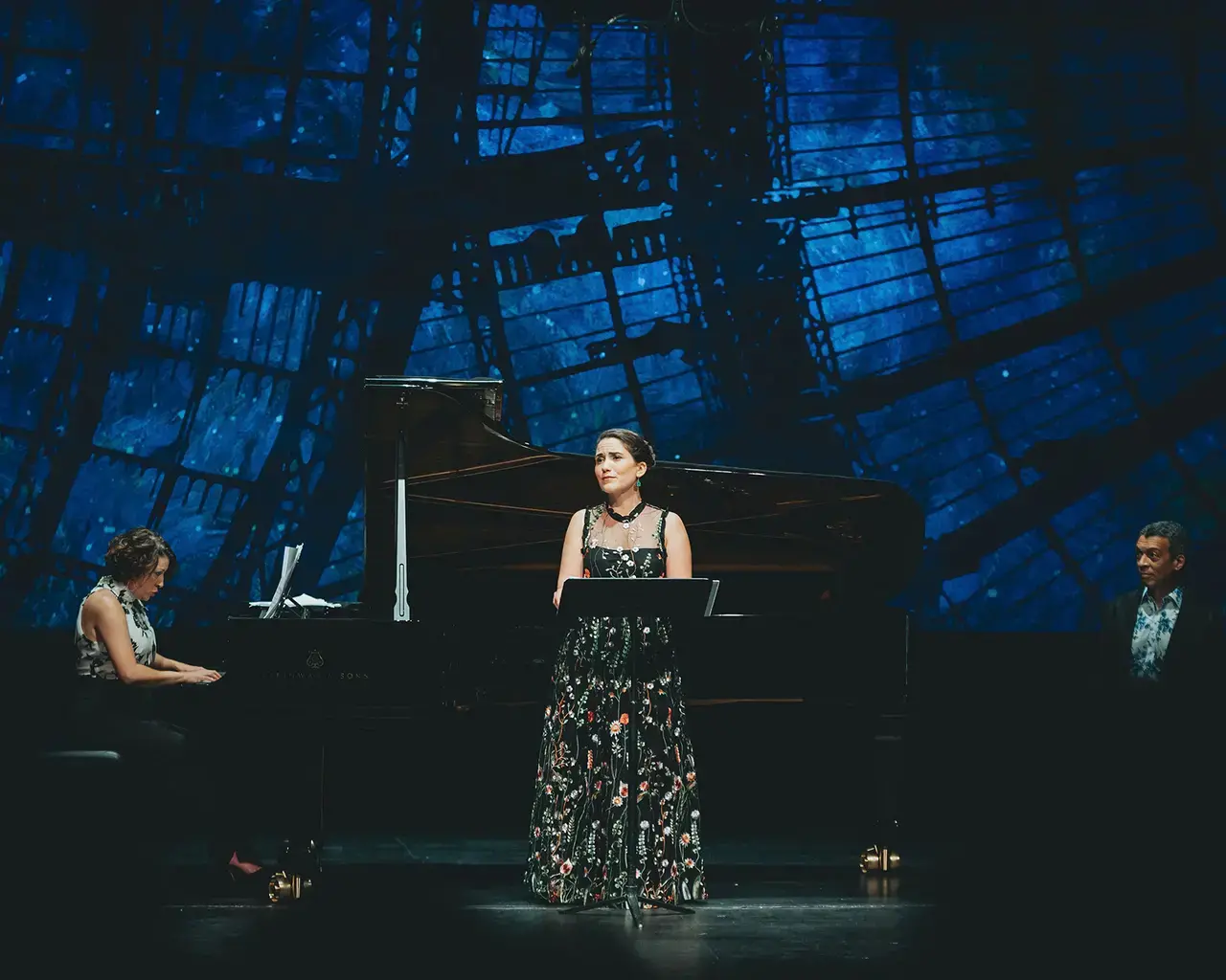 Philadelphia Chamber Music Society, Emerging Voices: Art Song &amp; Social Connection, 2019. Joelle Harvey, soprano, and Shannon McGinnis, piano, performing Reynaldo Hahn. Photo by Matt Genders.