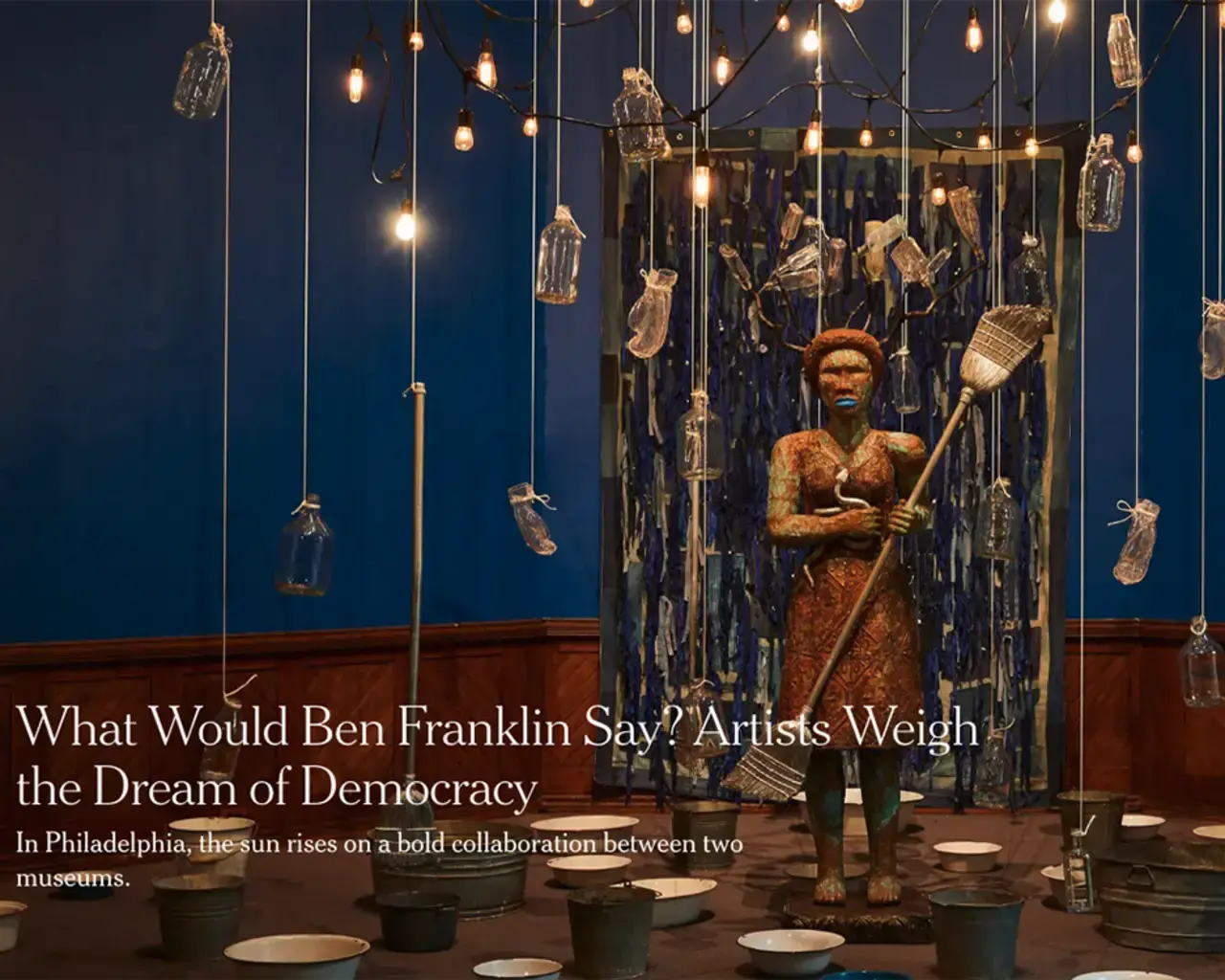 Screenshot from The New York Times'&nbsp;feature on&nbsp;Rising Sun:&nbsp;Artists in an Uncertain America.