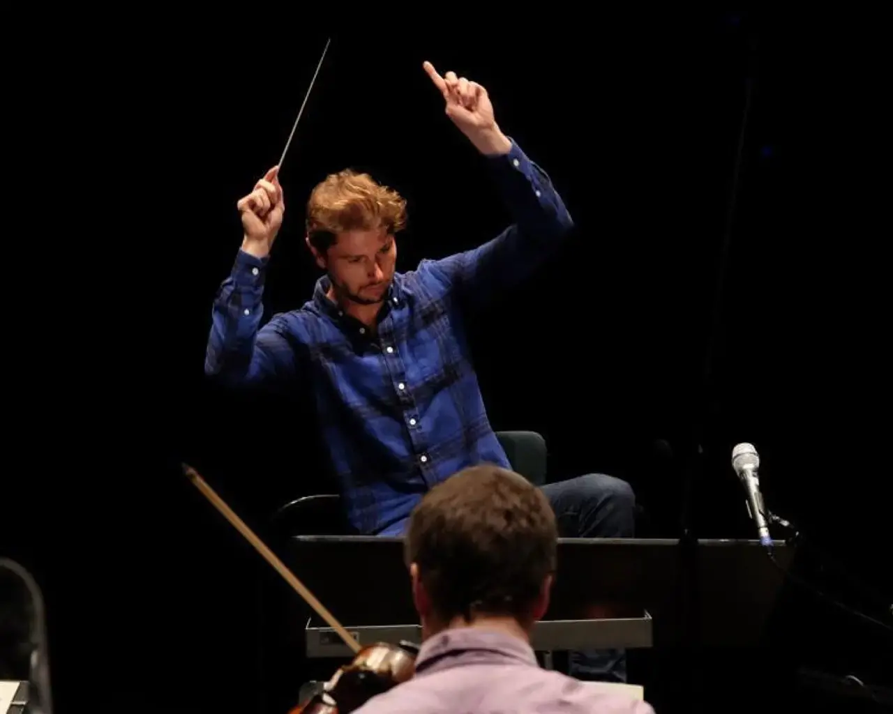 Jayce Ogren, artistic director and conductor of Orchestra 2001. Photo courtesy of Orchestra 2001.