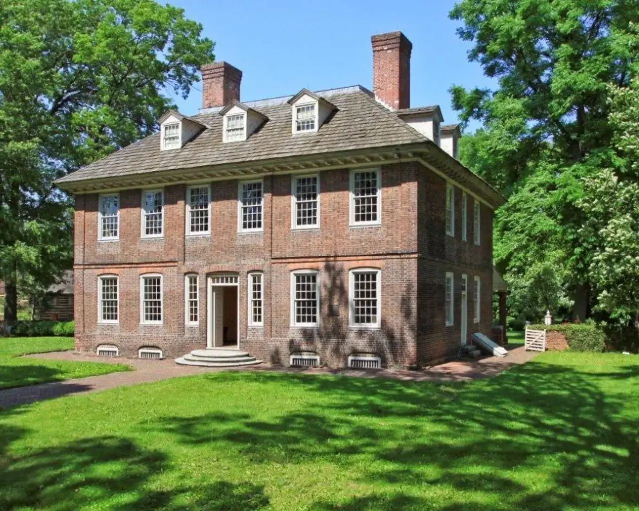 Stenton, the home of William Penn’s Secretary, James Logan, 1730. Photo by Jim Garrison, 2012.